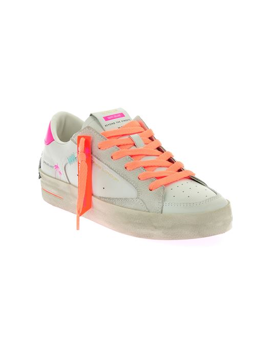 Sk8 Deluxe sneakers da donna in pelle bianca CRIME LONDON | 2710310